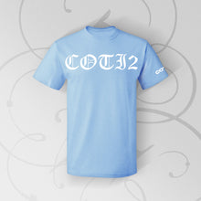 Load image into Gallery viewer, COTI2 Old English T-Shirt - Blue

