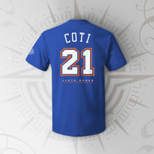 Load image into Gallery viewer, The Course of the Inevitable Orange &amp; Blue T-Shirt
