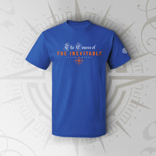 Load image into Gallery viewer, The Course of the Inevitable Orange &amp; Blue T-Shirt
