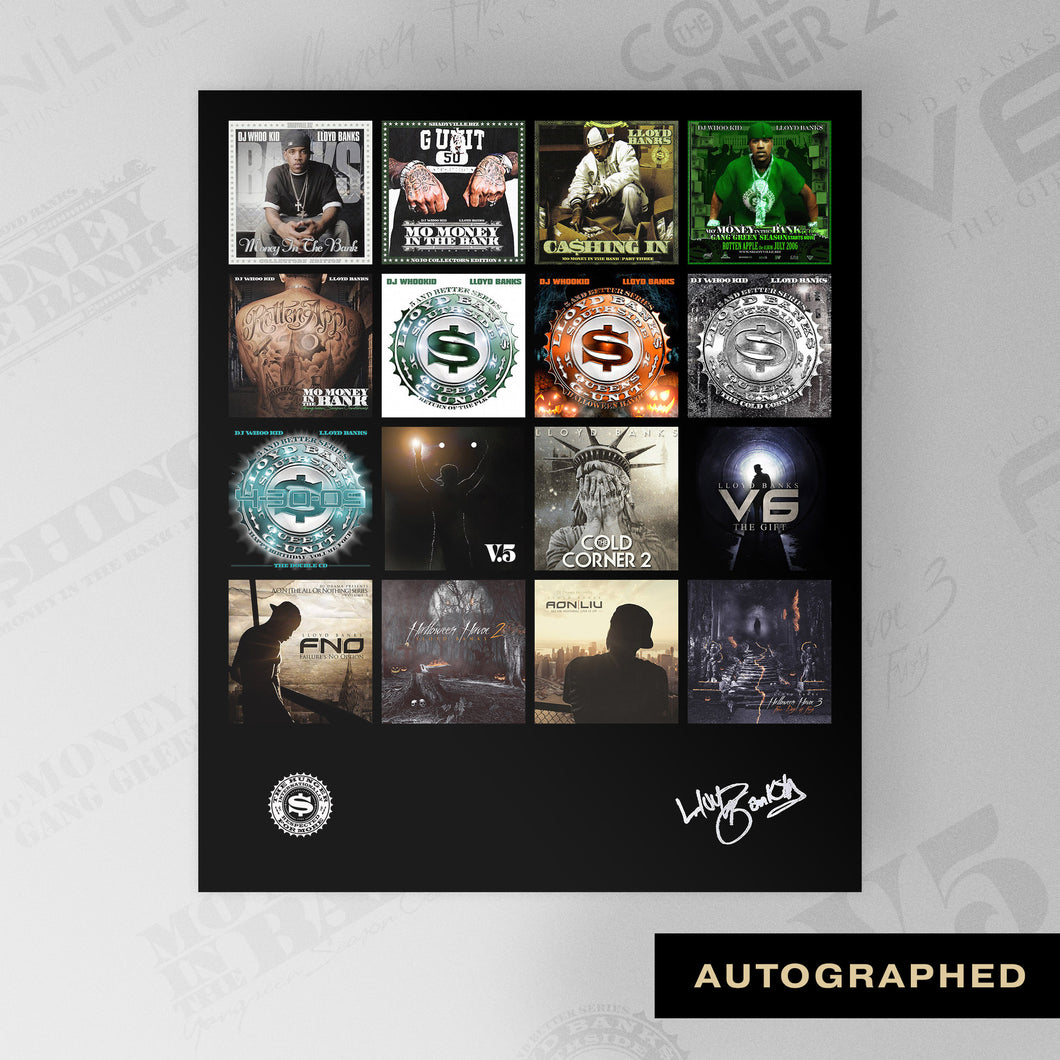 Lloyd Banks - Autographed Mixtape Discography Poster – BVNKVAULT ...
