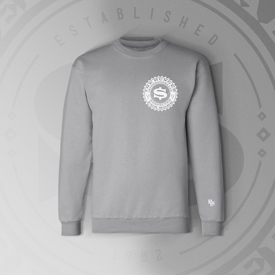 INTERNATIONALLY RESPECTED CREW NECK - GREY