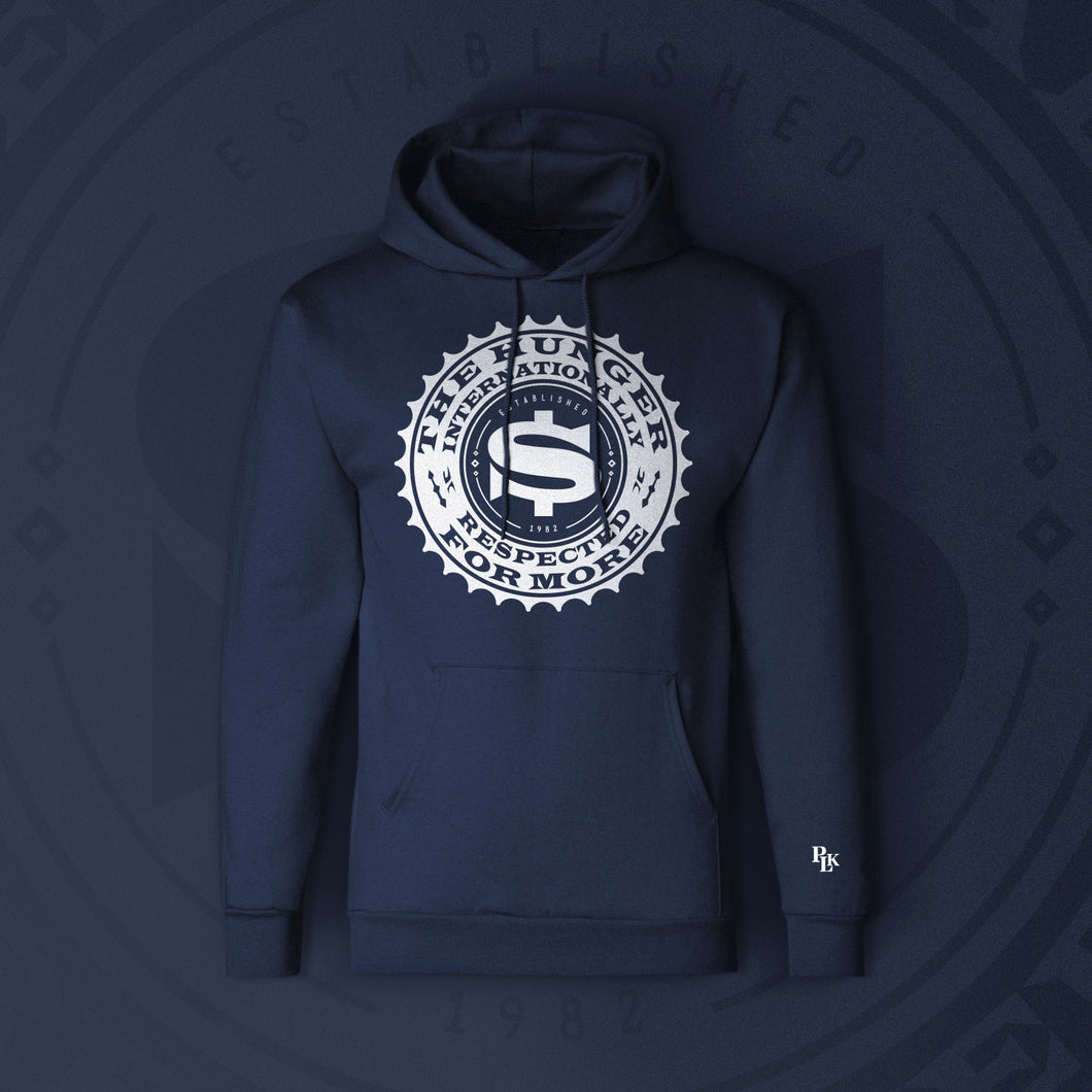 INTERNATIONALLY RESPECTED HOODIE - DARK NAVY